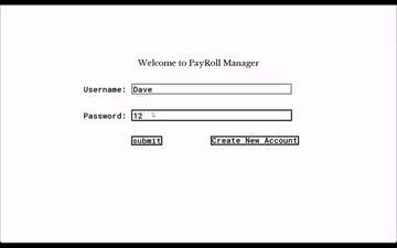 Payroll management system with employee data and salary calculations